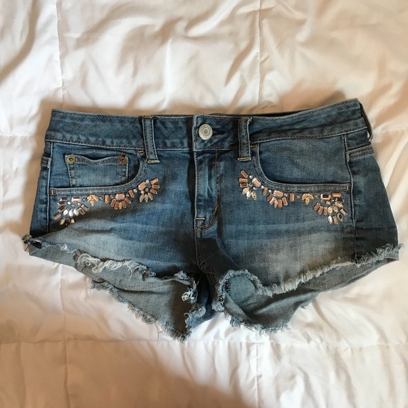American Eagle Outfitters Pants - american eagle jeweled shorts